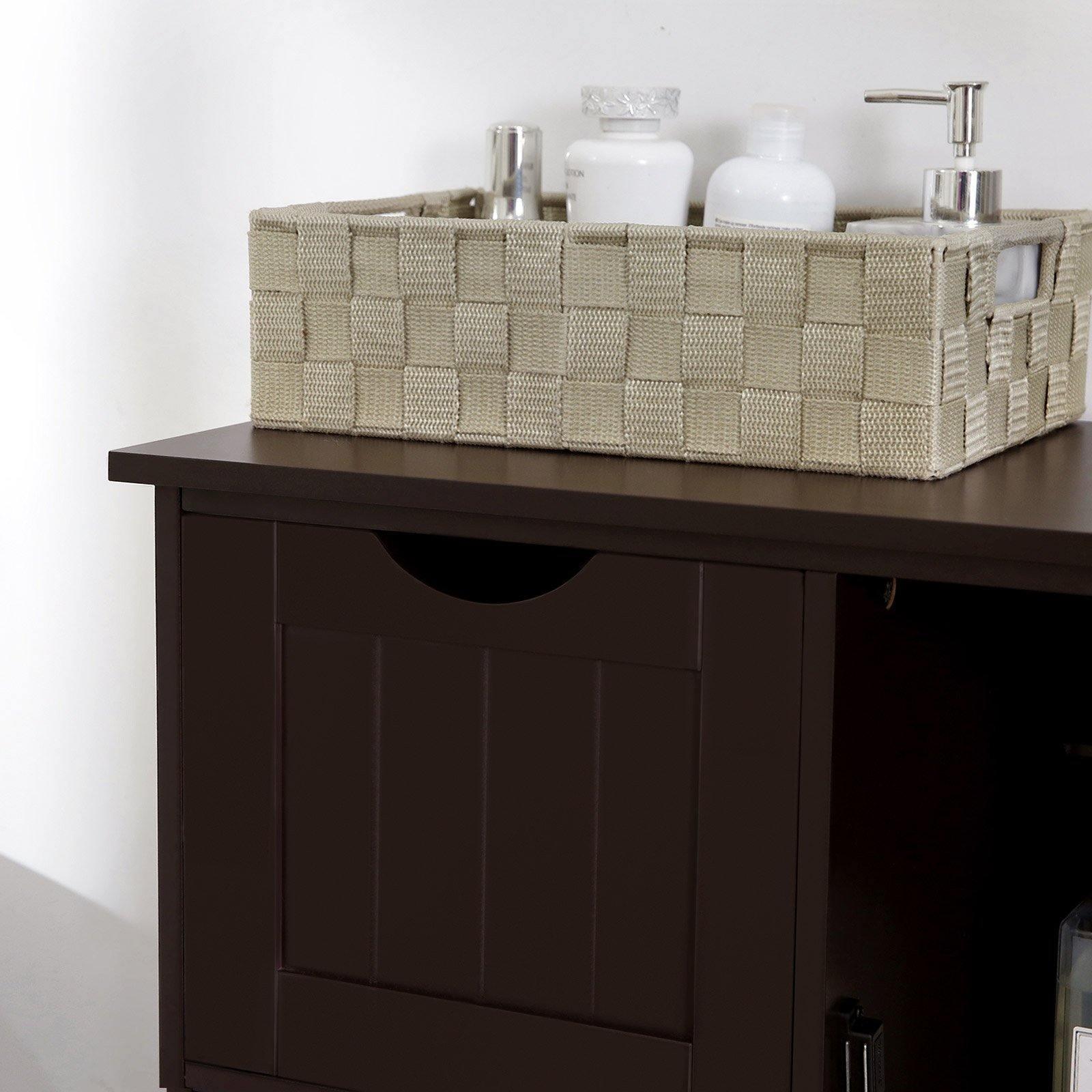 Bathroom Storage Cabinet Brown FredCo
