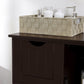 Bathroom Storage Cabinet Brown FredCo