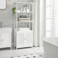 Bathroom Tall Cabinet Matte White FredCo