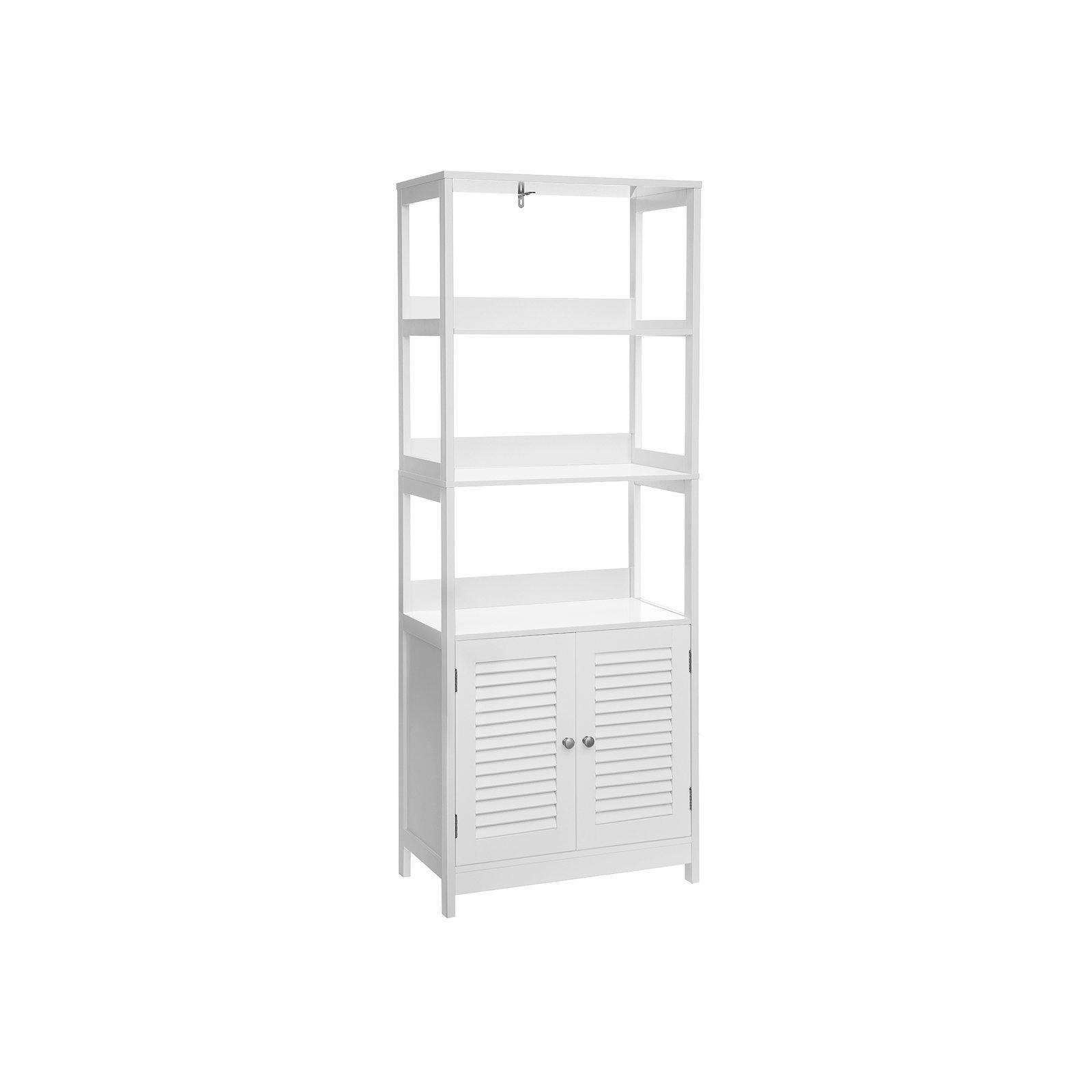 Bathroom Tall Cabinet Matte White FredCo
