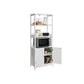 Bathroom Tall Cabinet Matte White FredCo