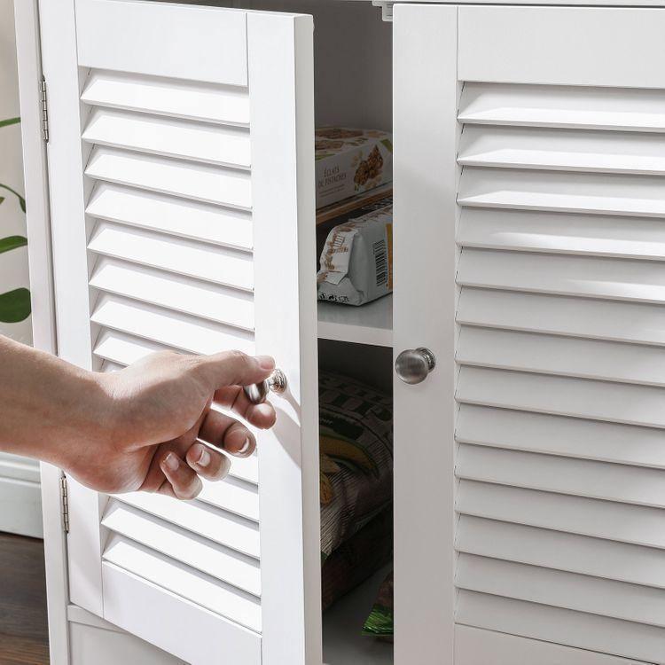 Bathroom Tall Cabinet White FredCo