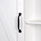 Bathroom Wall Cabinet with 2 Adjustable Shelves Wooden Storage Cabinet with a Barn Door FredCo