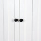 Bathroom Wooden Storage Cabinet Over-The-Toilet White FredCo