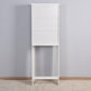 Bathroom Wooden Storage Cabinet Over-The-Toilet White FredCo