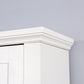 Bathroom Wooden Storage Cabinet Over-The-Toilet White FredCo