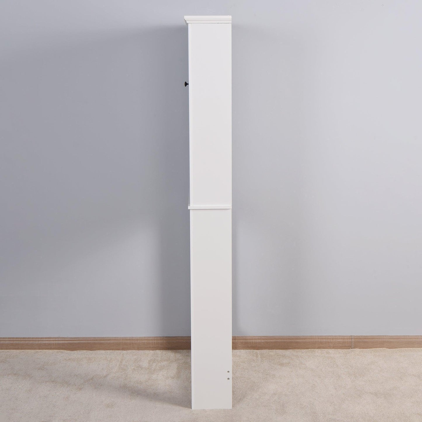Bathroom Wooden Storage Cabinet Over-The-Toilet White FredCo
