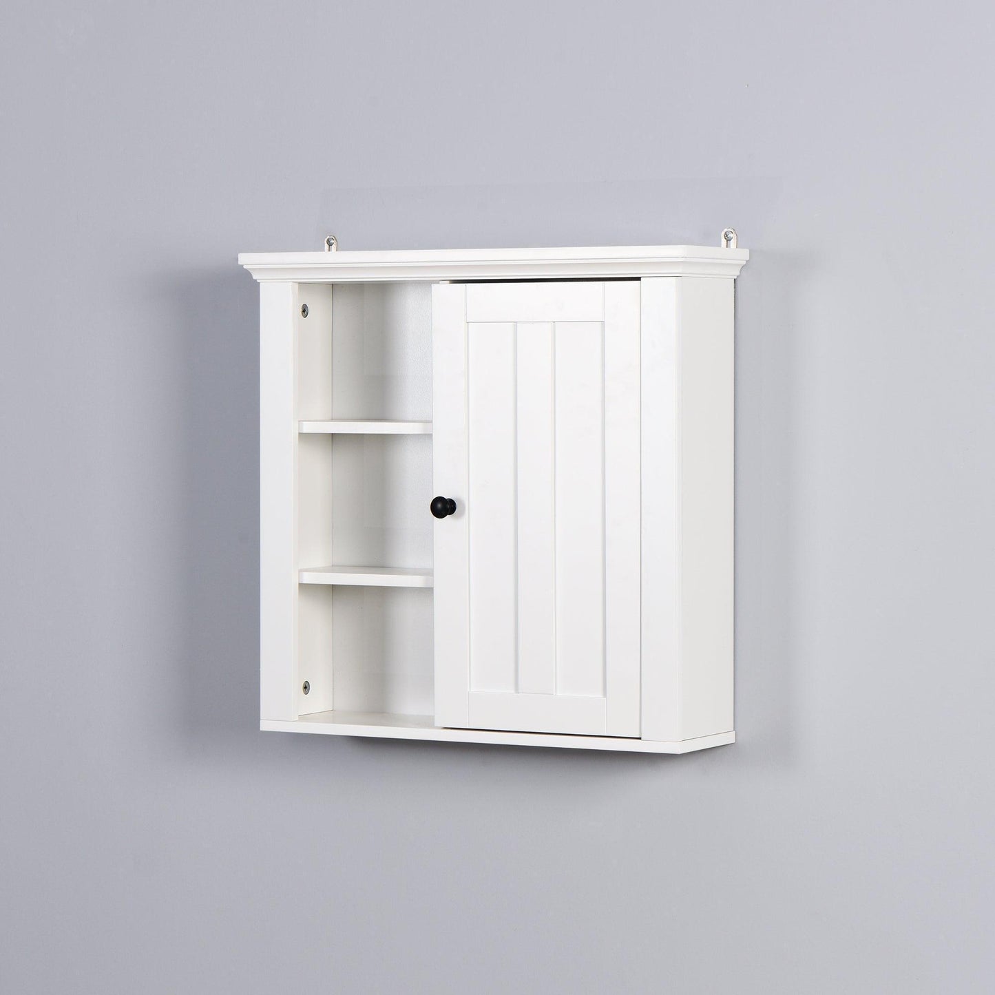 Bathroom Wooden Wall Cabinet with a Door 20.86x5.71x20 inch FredCo