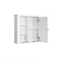 Bathroom Wooden Wall Cabinet with a Door 20.86x5.71x20 inch FredCo