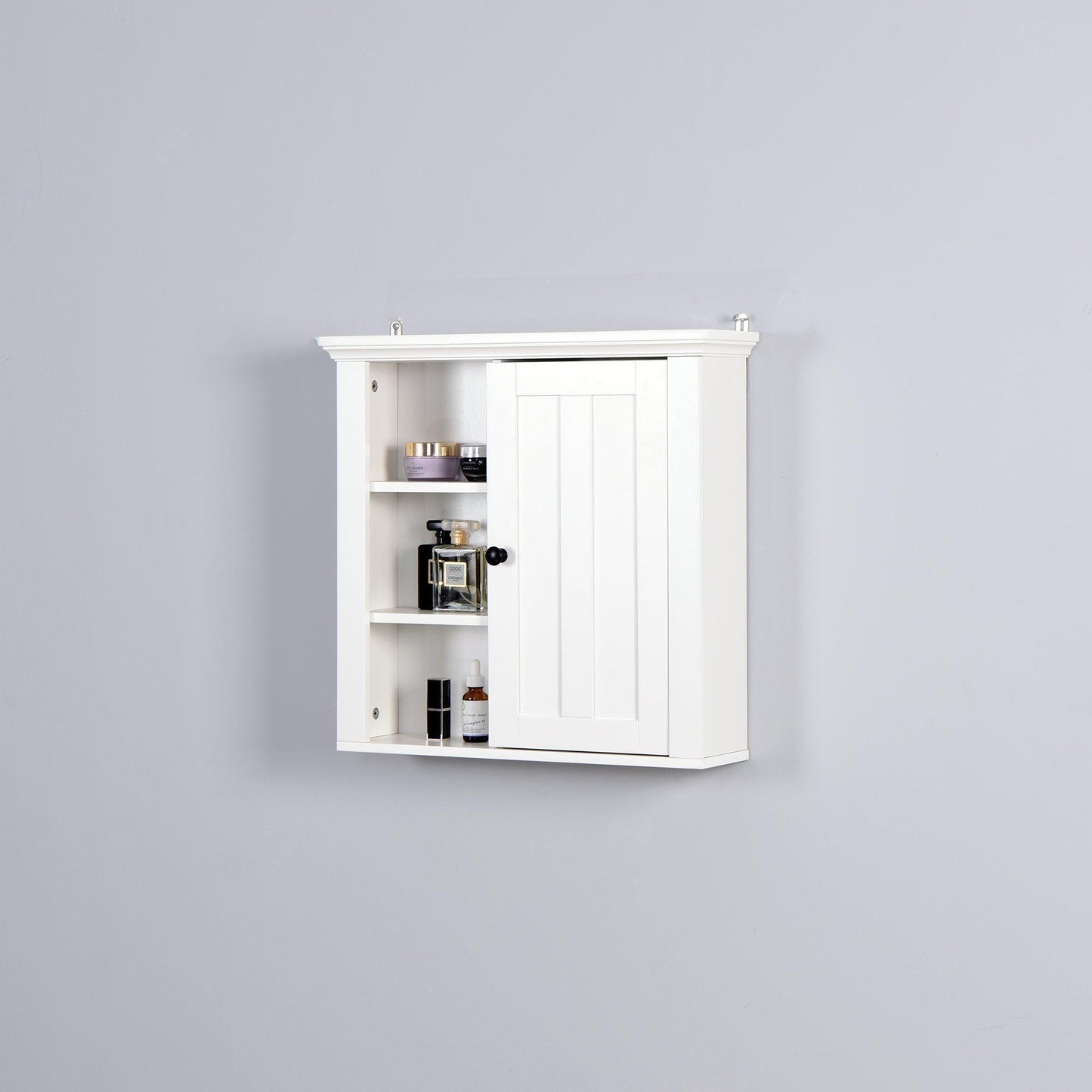 Bathroom Wooden Wall Cabinet with a Door 20.86x5.71x20 inch FredCo