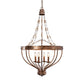 Beaded Empire Chandelier ZD6449-4OBS FredCo