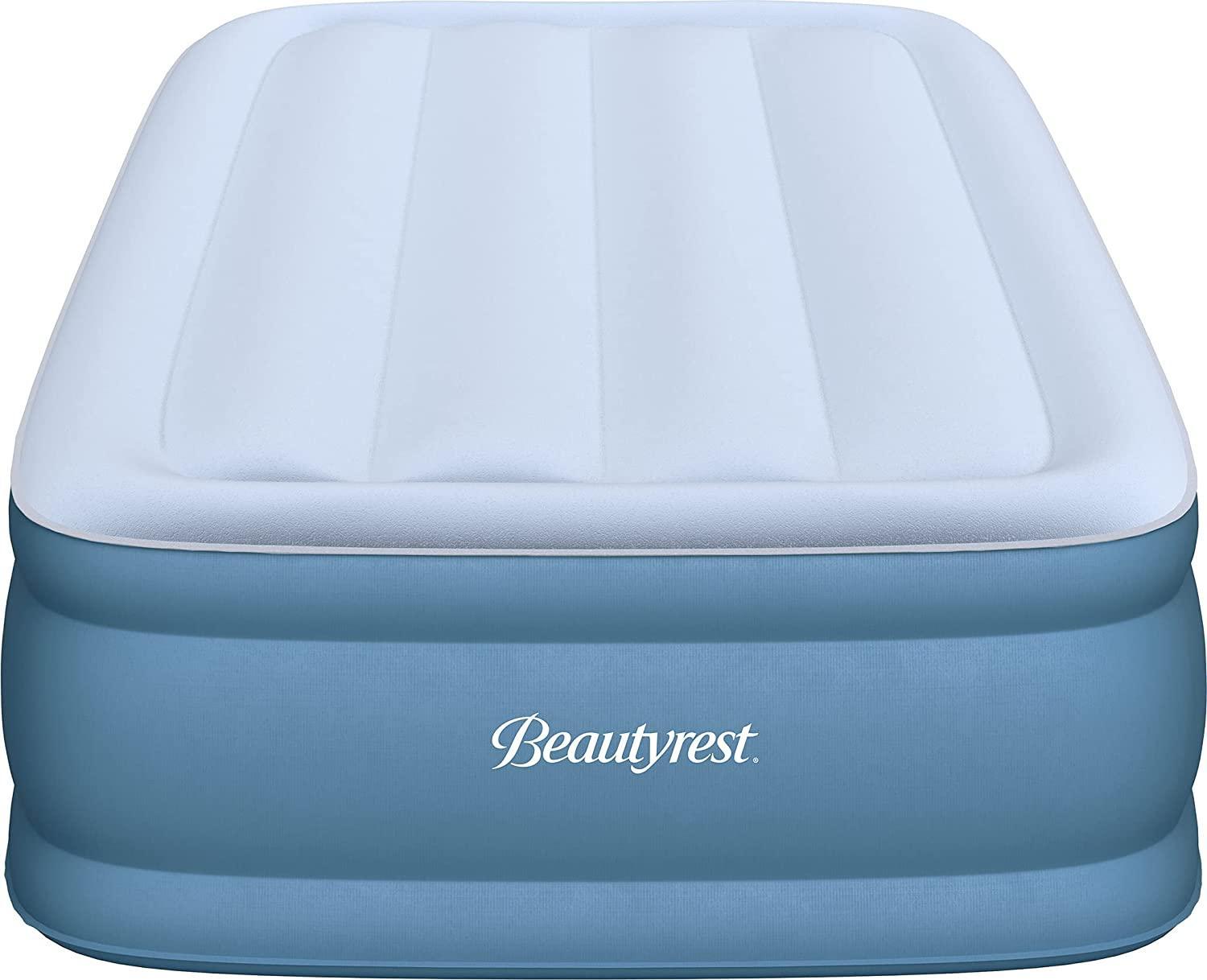 Beautyrest Sensarest 14" Twin Air Mattress with Inset Pump FredCo