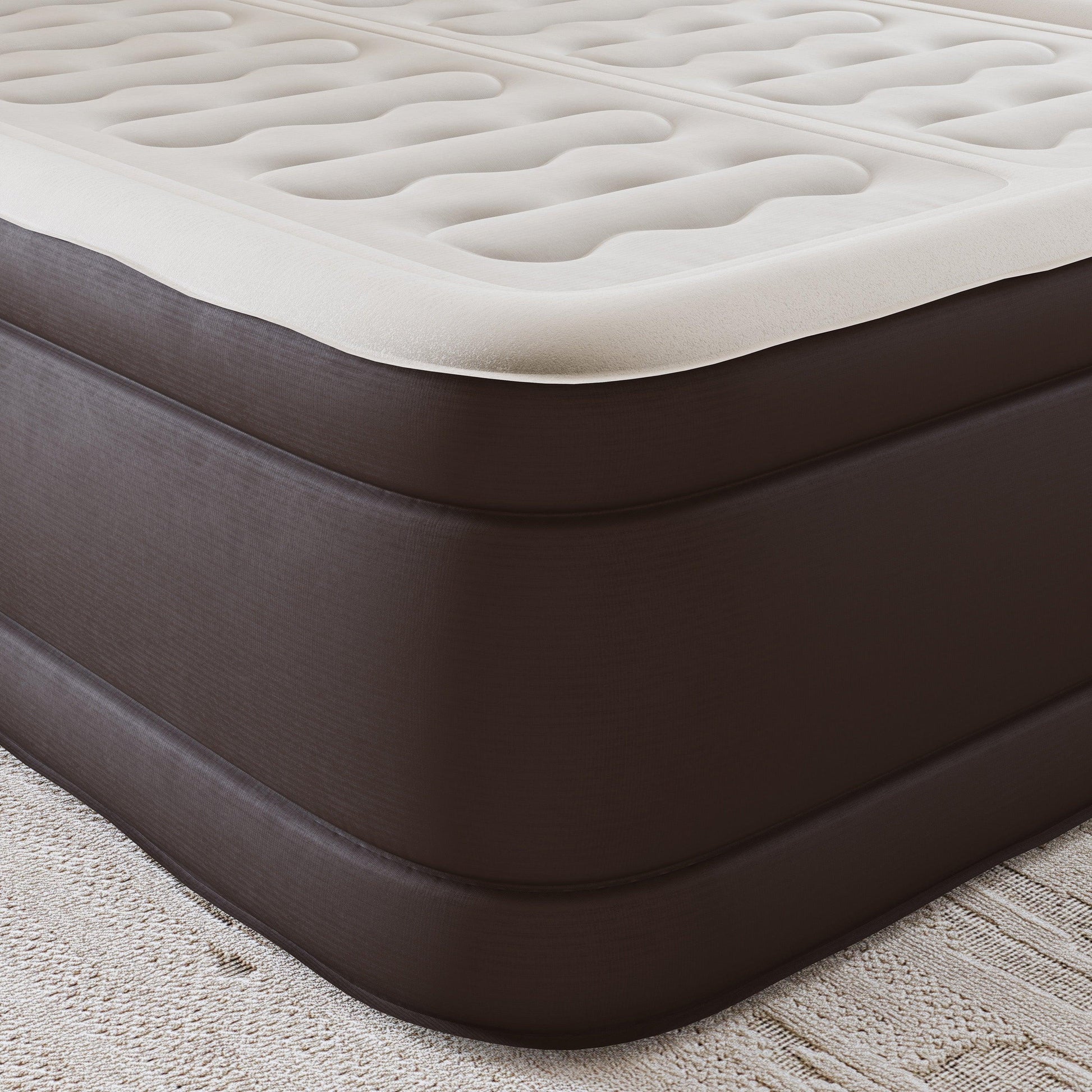 Beautyrest Silver Duet 18-inch Queen Air Mattress with 3 Adjustable Chambers AMZDT18QN FredCo