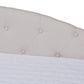 Becker Modern and Contemporary Transitional Beige Fabric Upholstered Queen Size Daybed FredCo