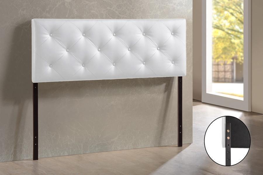 Bedford White Queen Sized Headboard FredCo