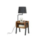 Bedside Table with Lamp FredCo