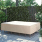 Beige Rectangular Patio Table Cover FredCo