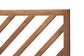 Belisma Modern and Contemporary Ash Walnut Finished Wood King Size Headboard FredCo