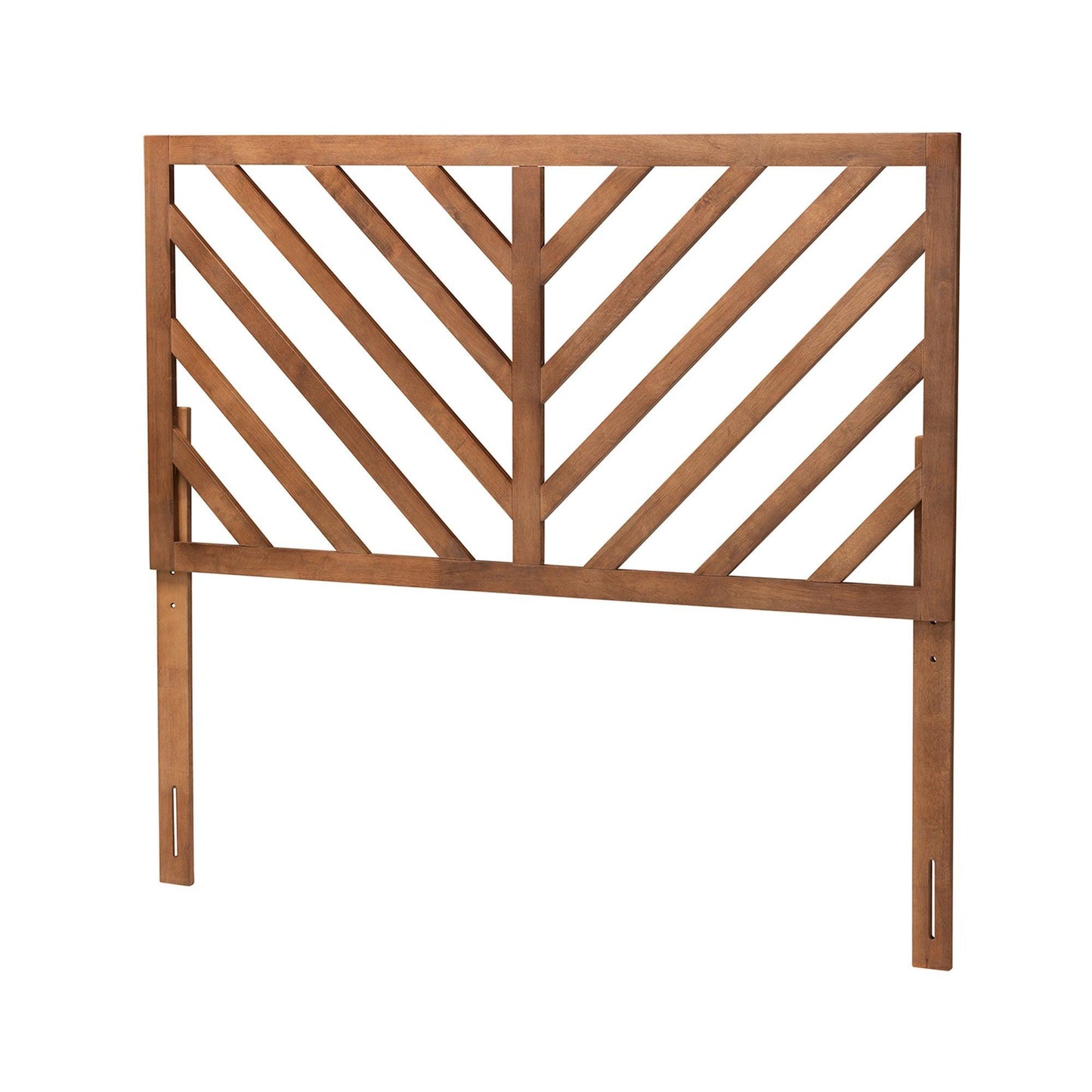 Belisma Modern and Contemporary Ash Walnut Finished Wood King Size Headboard FredCo