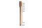 Belisma Modern and Contemporary Ash Walnut Finished Wood King Size Headboard FredCo