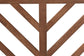 Belisma Modern and Contemporary Ash Walnut Finished Wood Queen Size Headboard FredCo