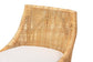 Bella Modern Bohemian Natural Brown Rattan Counter Stool FredCo
