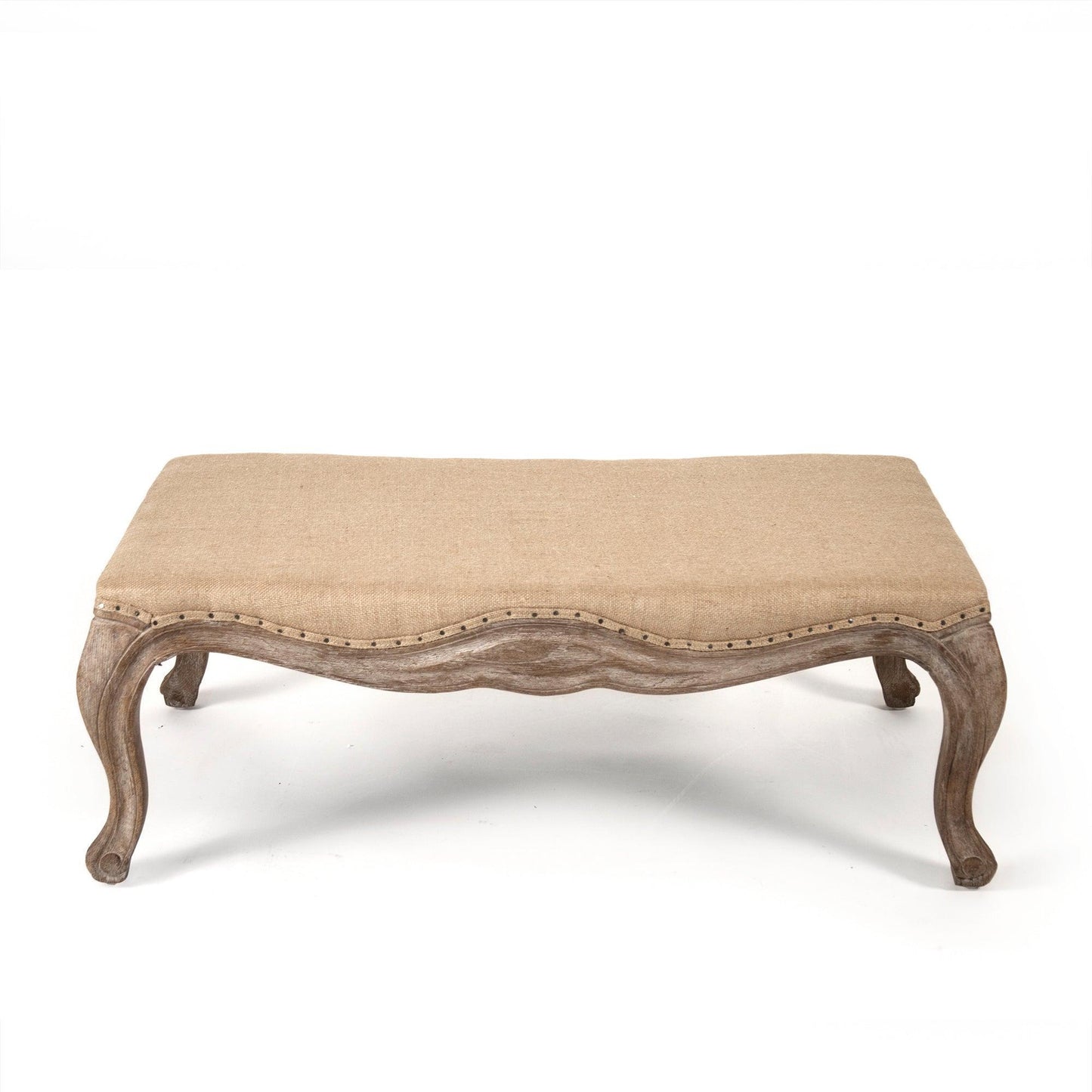 Belmont Ottoman CFH111-O E272 Jute H009 FredCo