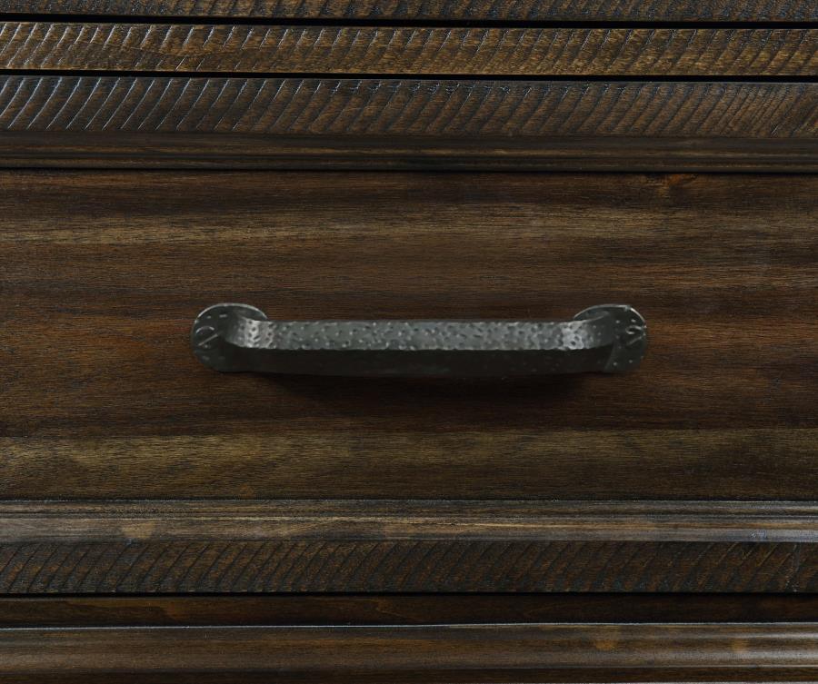 Bennington Rectangular Bedroom Set Acacia Brown Coaster California King, 4 Piece FredCo
