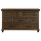 Bennington Rectangular Bedroom Set Acacia Brown Coaster Eastern King, 4 Piece FredCo