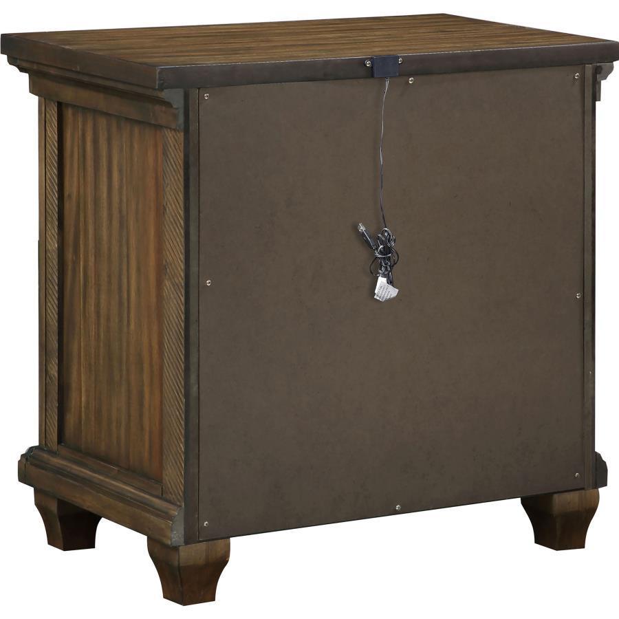 Bennington Rectangular Bedroom Set Acacia Brown Coaster Queen FredCo