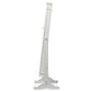 Bimini White Finish Wood Crown Moulding Top Free Standing Full Length Cheval Mirror Jewelry Armoire FredCo