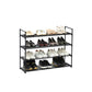 Black 4 Tier Shoe Organizer FredCo