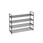 Black 4 Tier Shoe Organizer FredCo