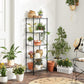 Black 5-Tier Height-Adjustable Kitchen Storage Shelf FredCo