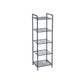 Black 5-tier Metal Storage Rack for Kitchen FredCo