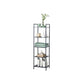 Black 5-tier Metal Storage Rack for Kitchen FredCo