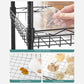 Black 59 inch Metal Storage Shelf FredCo