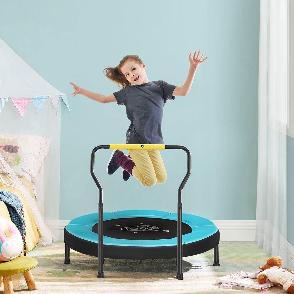 Black & Blue 3ft Trampoline for Children FredCo