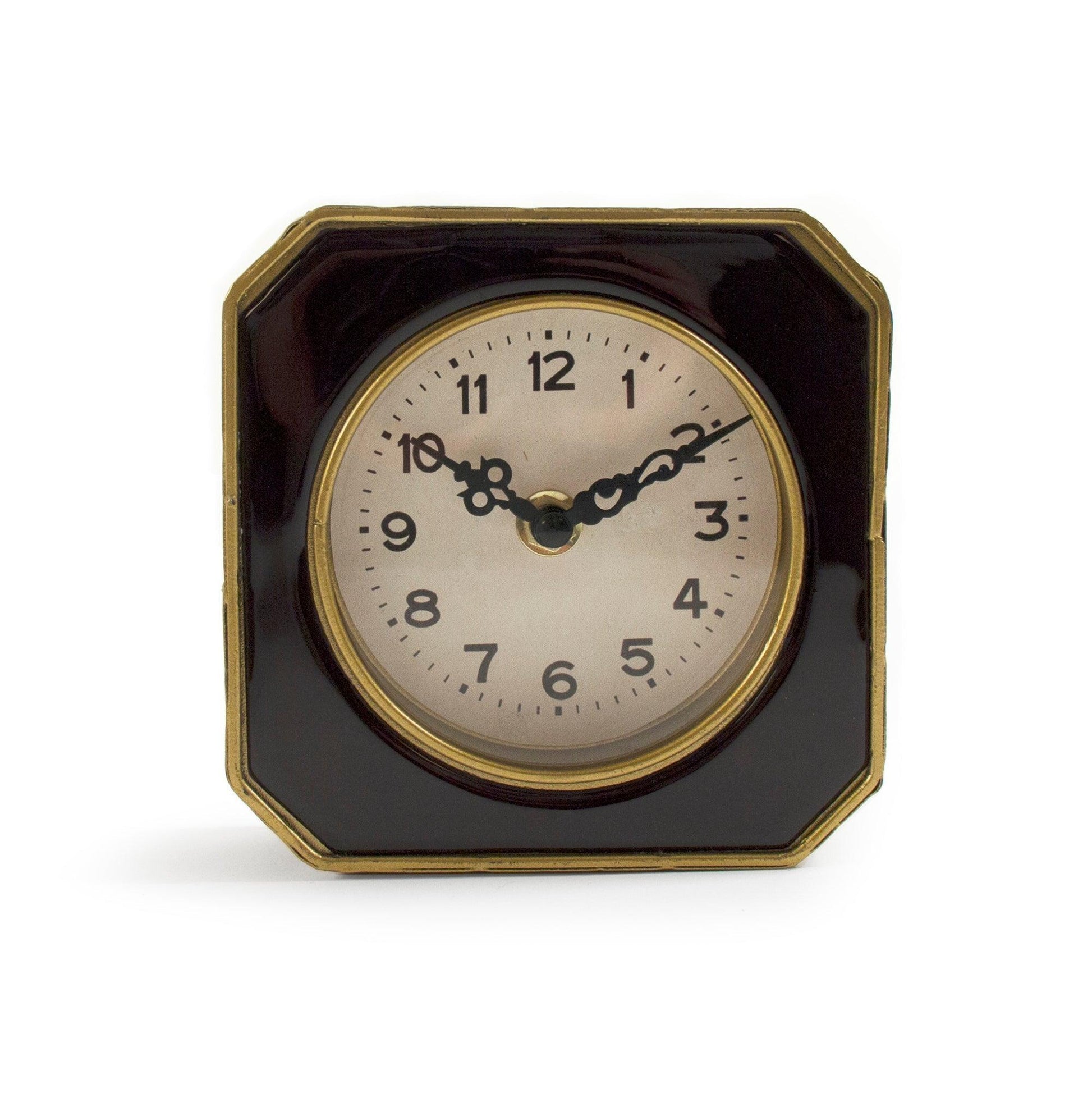 Black and Gold Clock PC072 FredCo