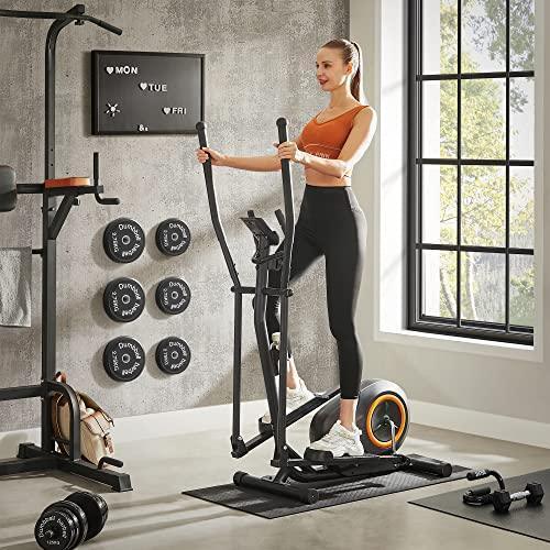 Black & Organge Elliptical Trainer for Home Use FredCo