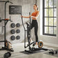 Black & Organge Elliptical Trainer for Home Use FredCo