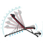 Black & Red Dumbbell Bench with Adjustable Backrest FredCo