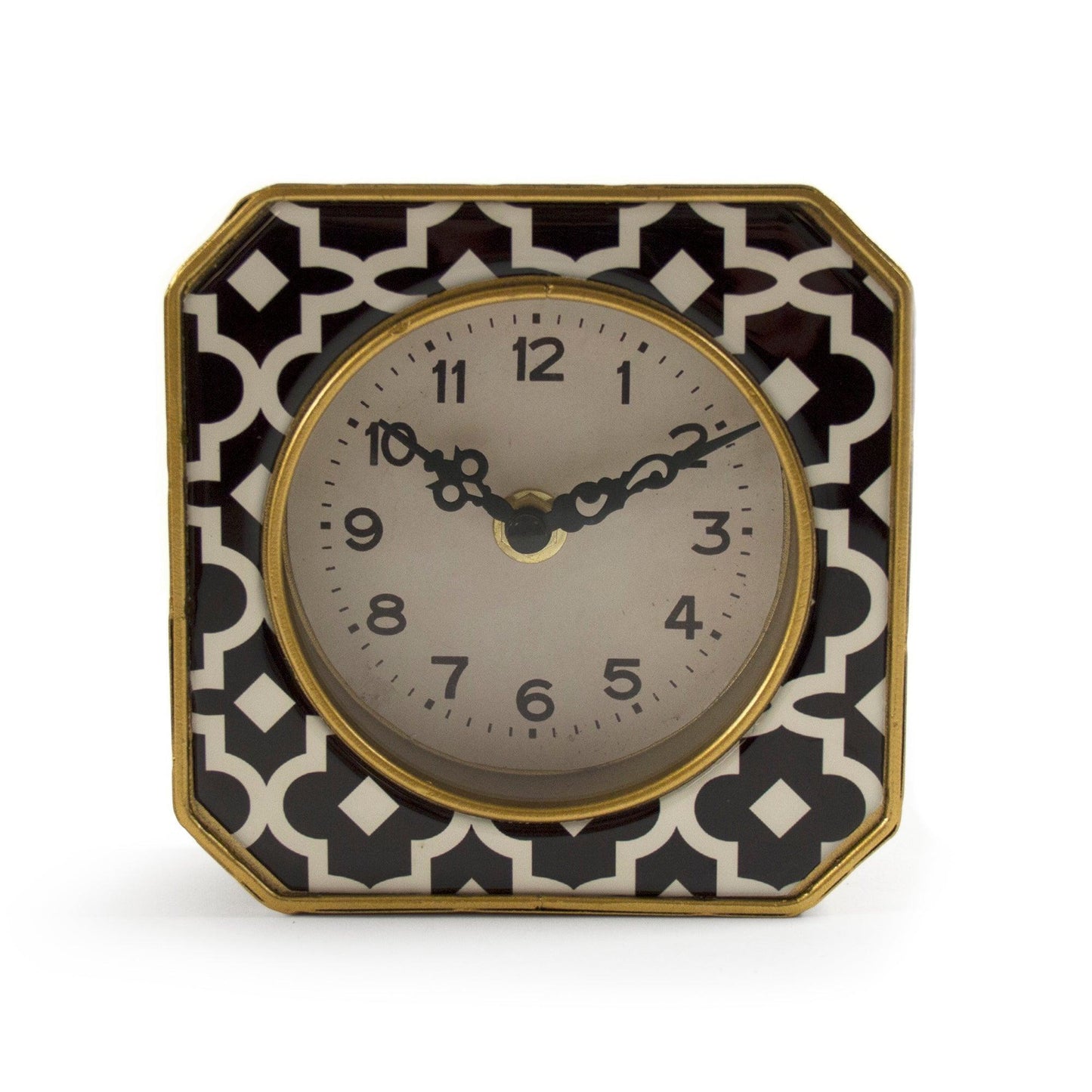 Black and White Pattern Clock PC073 FredCo