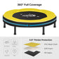 Black & Yellow Mini Trampoline with Handlebar for Kids FredCo