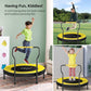 Black & Yellow Mini Trampoline with Handlebar for Kids FredCo