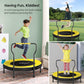 Black & Yellow Mini Trampoline with Handlebar for Kids FredCo