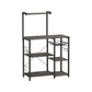 Black Baker's Rack, Charcoal Gray FredCo