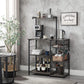 Black Baker's Rack, Charcoal Gray FredCo