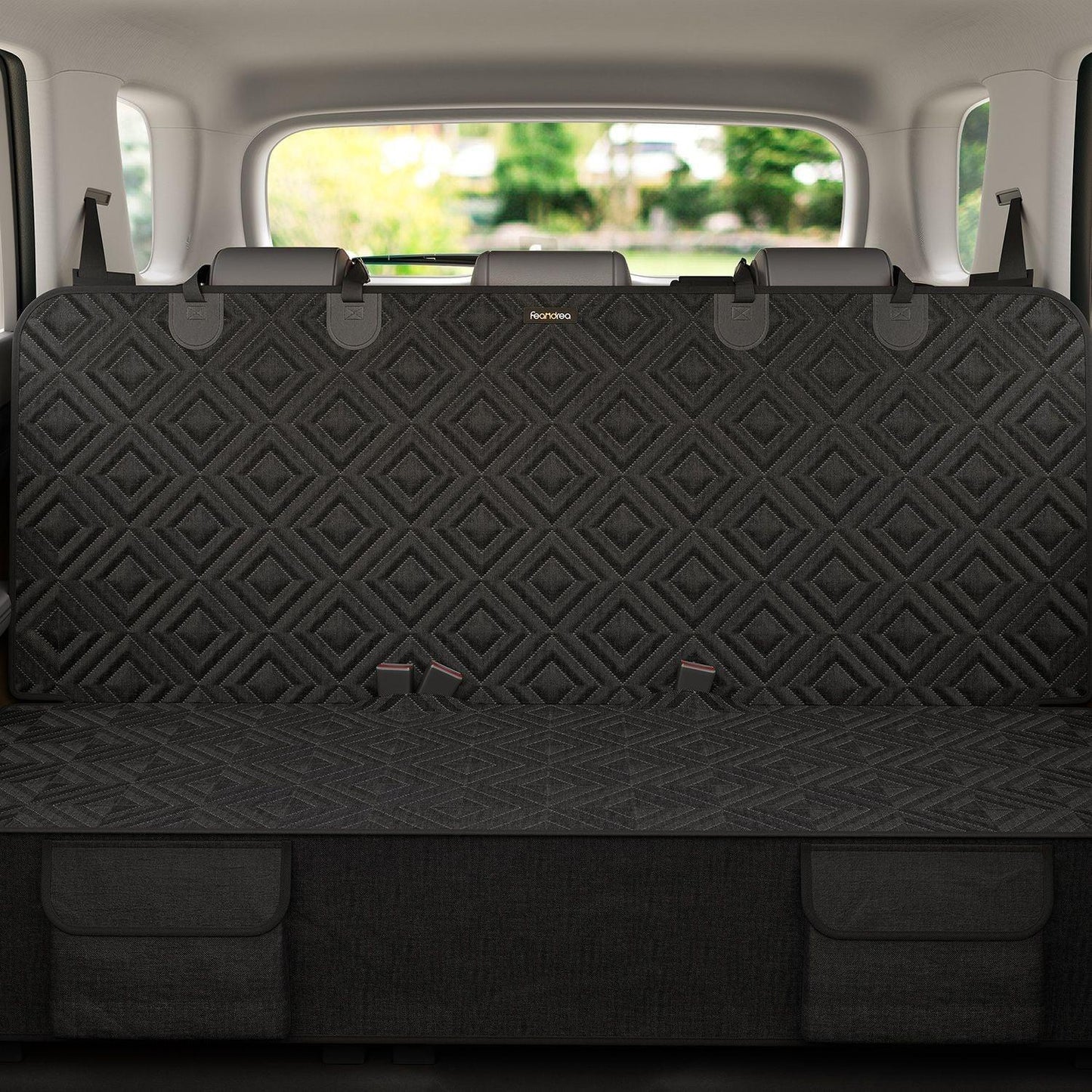 Black Car Seat Cover for Dogs FredCo