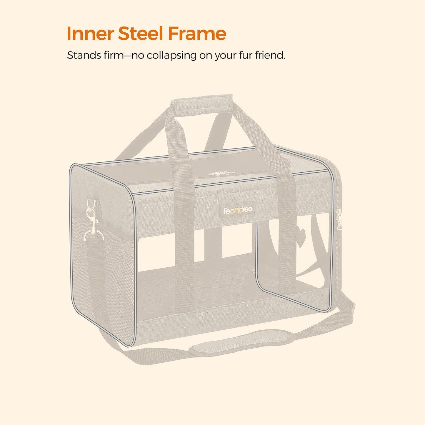 Black Cat Carrier for Travel 17 Inch FredCo